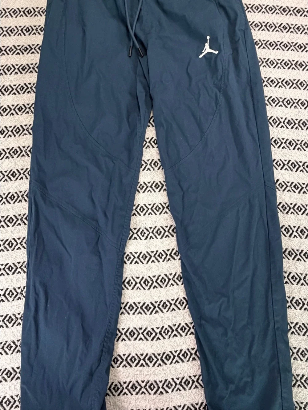 Mens Jordan Essential Woven Pants Small Navy Blue Casual Track joggers gym run S